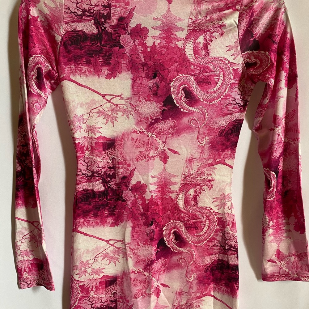 Hot Pink Dragon Dress from Pretty Little T…